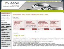 Tablet Screenshot of its.aviesan.fr