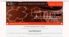 Desktop Screenshot of epidemiologie-france.aviesan.fr
